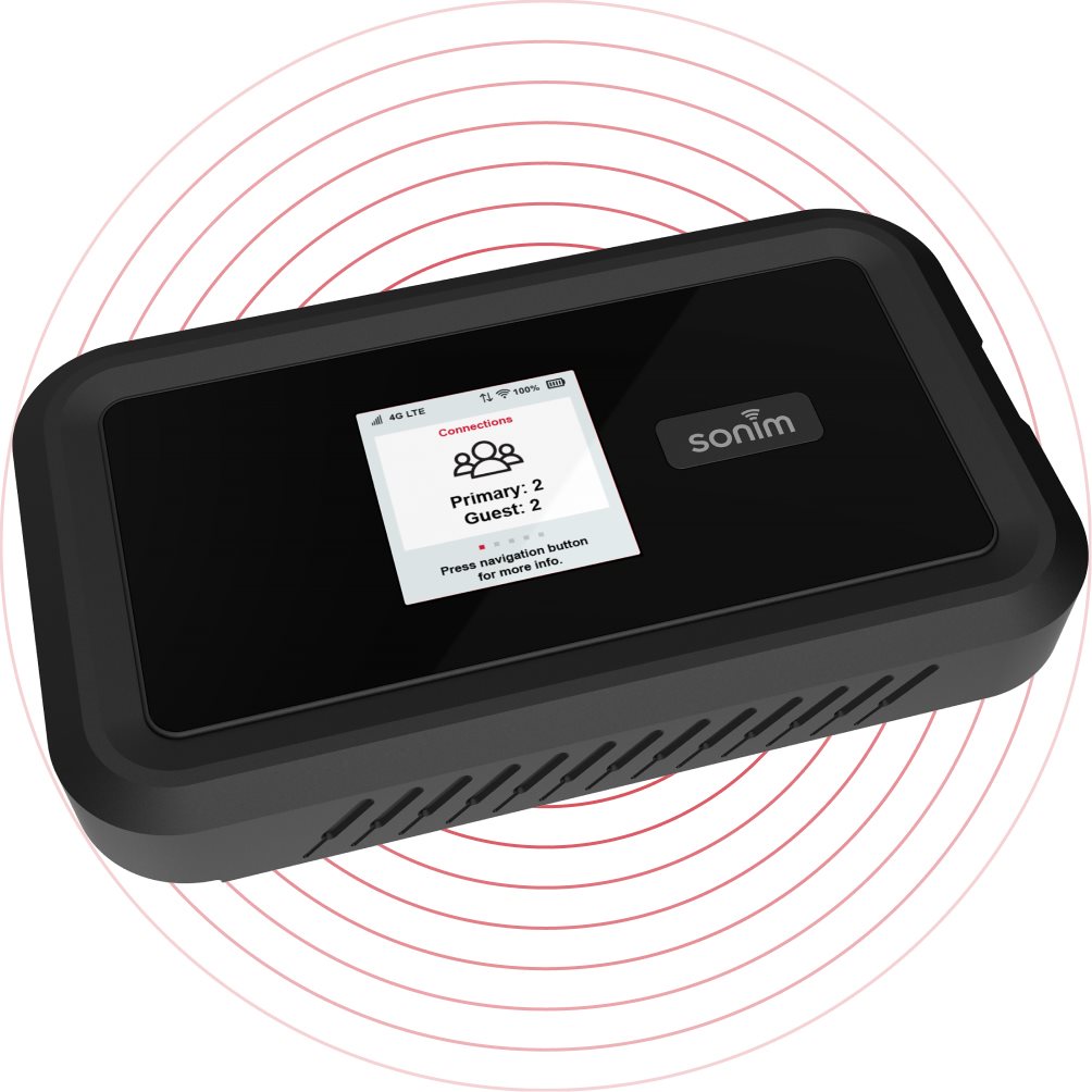 Sonim Zenith H100 4G Mobile Hotspot  black